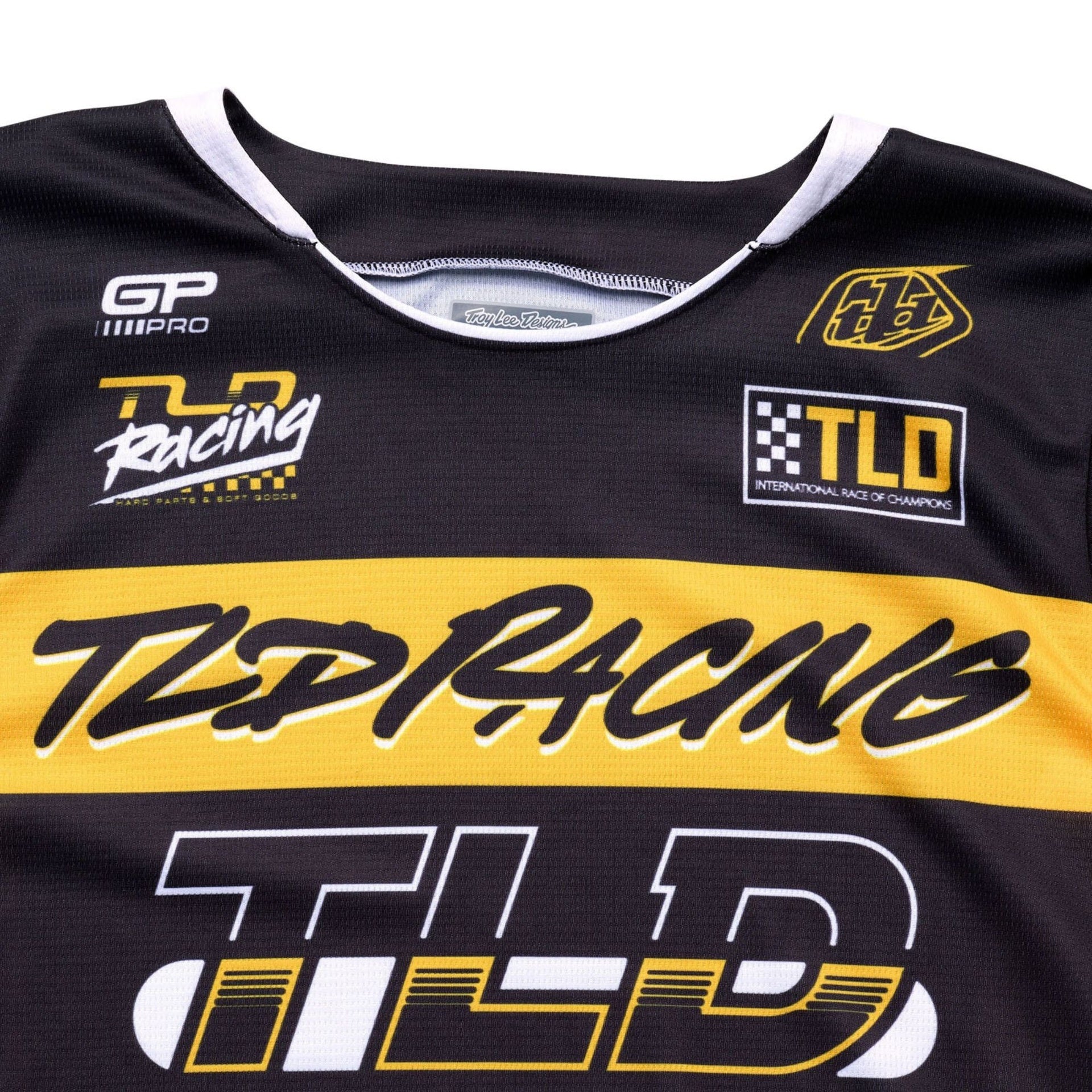 Jersey Troy Lee Designs Gp Pro Fifty-50 Black / Gold